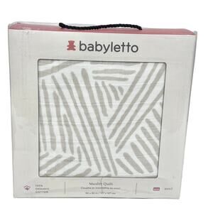 Babyletto Muslin Quilt 100% Organic Cotton 50x50" Baby Crib Sheet New